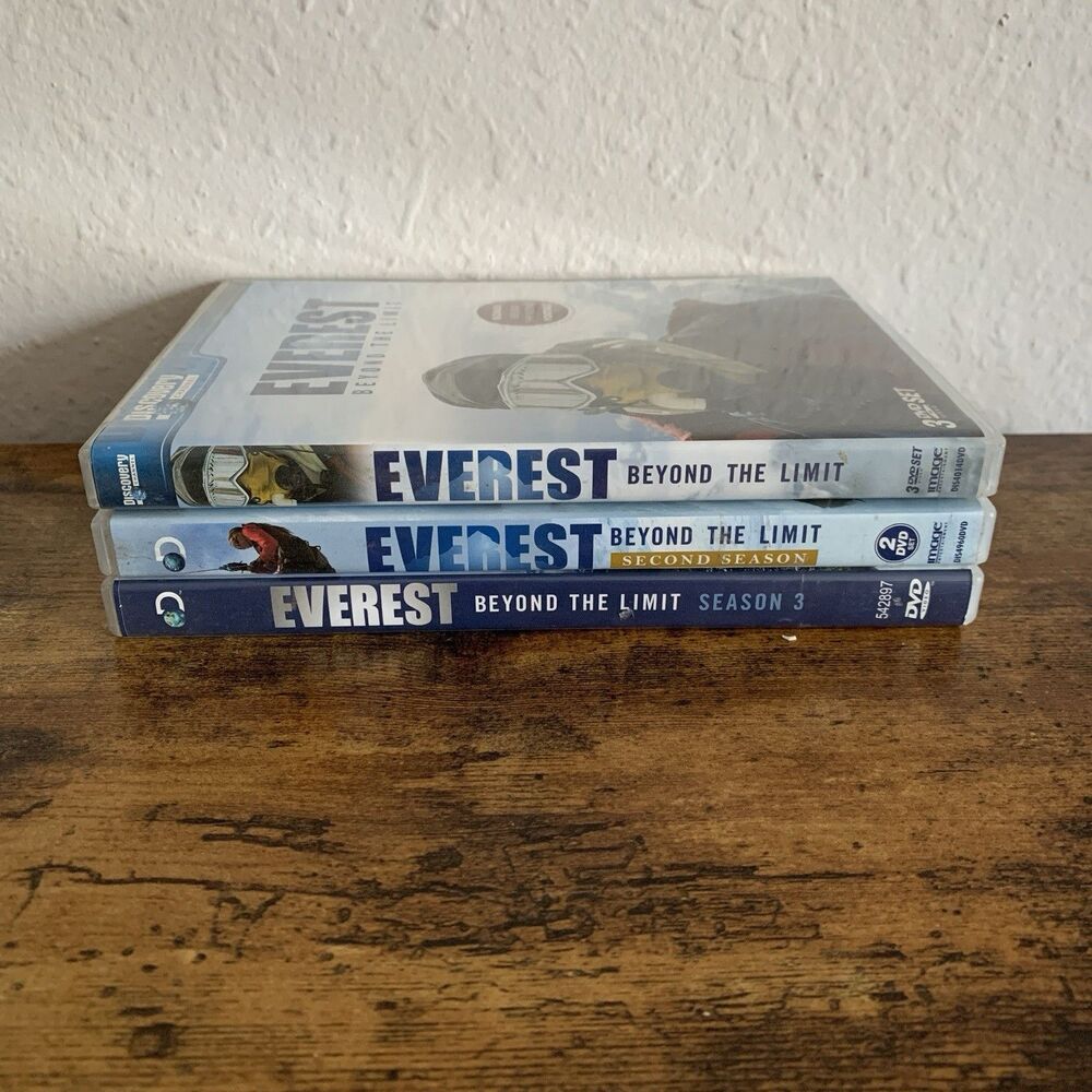 Everest: Beyond the Limit Seasons 1-3 (DVD) VERY GOOD Discovery Complete Series